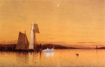 弗朗西斯 奧古斯塔斯 蓆爾瓦 Dusk on the Hudson 弗朗西斯 奧古斯塔斯 蓆爾瓦 Dusk on the Hudson